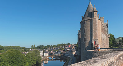 Castle Josselin and Le Boats in Brittany