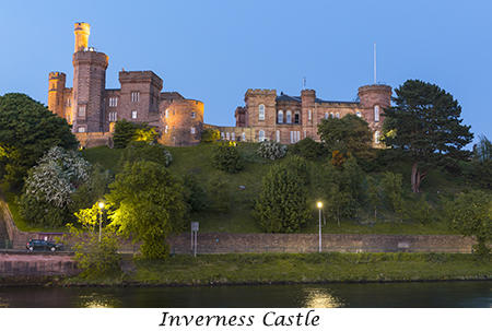 Inverness Castle in Scotland