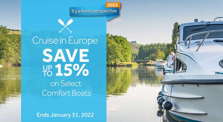 Le Boat - save up to 15% on Select Comfort Boats
