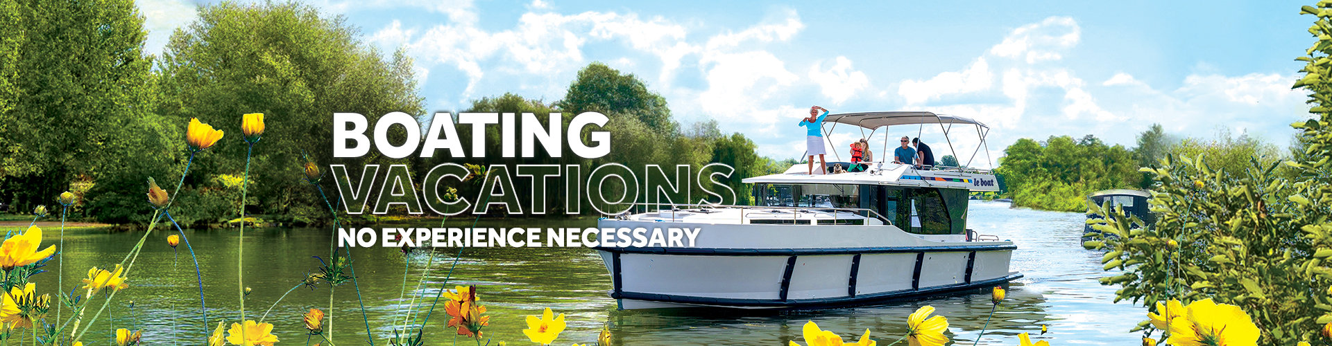 River cruises, Boat rental vacations