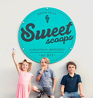 Kids at Sweet Scoops